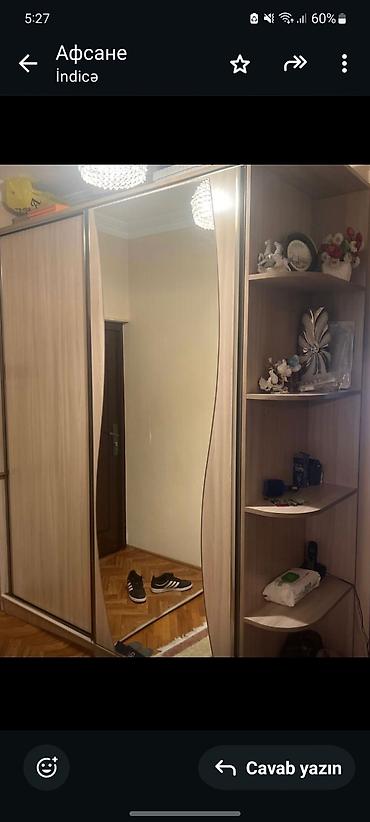 kunc ref: Yeni, 2 qapılı, Güzgülü, Bej, Kupe, Düz dolab — 2