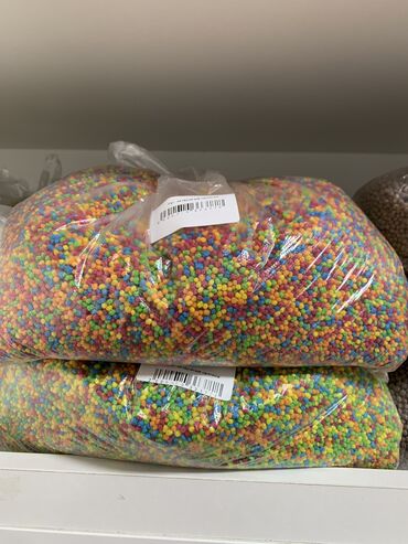 Крупы, мука, сахар: Рисовые шарики цветные для украшения