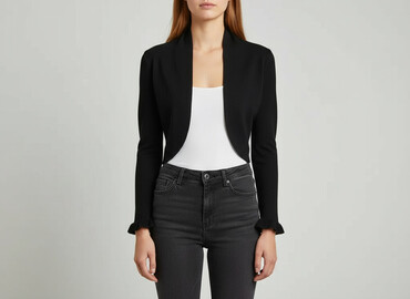 krótki żakiet do sukienki: Star by Julien Macdonald, Women`s knitwear, size S