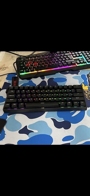 logitech superlight 2: Клавиатура, Aula, Проводное подключение, Размер: 60% — 4