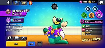 mustuk: Brawl Stars oyunu üçün inkişaf etmiş hesab - Kupa yolu: 47 979 - — 5