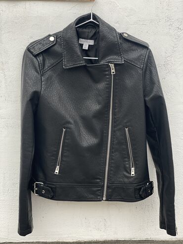 кожаные куртка: Кожаная куртка, Классическая модель, Натуральная кожа, Оверсайз, XS (EU 34), S (EU 36), M (EU 38)