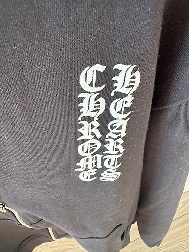 хром хартс: Худи на молнии Chrome Hearts, черное - Модель: худи на молнии с — 4