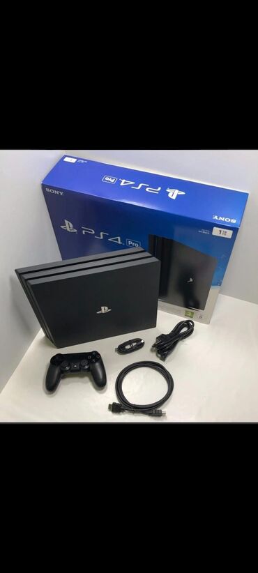 televizor işlənmiş: Ps4 pro orginal pult usdada olmayıb plombu üzerinde 10 gün olar