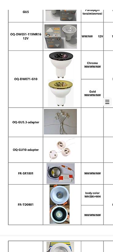 Sensorlu lampalar: LED elektrik və işıqlandırma avadanlıqları kataloqu topdan ve — 6