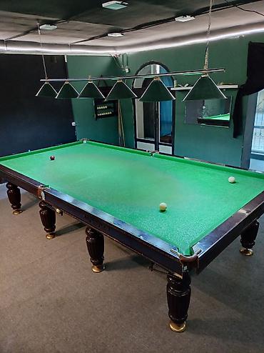 Bilyard masaları: Bilardo/Snuker masa komplekti - Peşəkar ölçülü snuker masası: geniş — 1