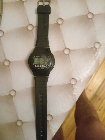 часы наручные бу: Xinja XJ-768N “Talking” rəqəmsal danışan qol saatı - Səsli elan