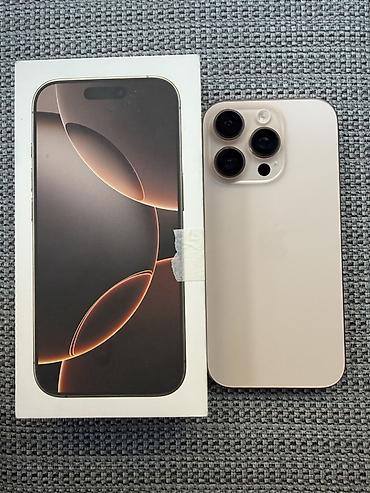 14 pro max 256: IPhone 16 Pro 256 АКБ 86%desert (Titanium) с коробкой 16 про 256 АКБ — 1