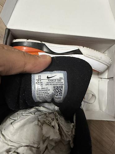 nike original: Мужские кроссовки, 44, Nike, Б/у, цвет - Черный — 5