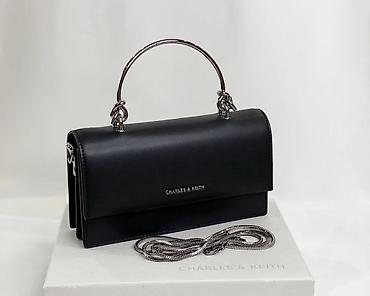charles and keith: Сумка Charles & Keith (оригинал) модель с металлической — 2
