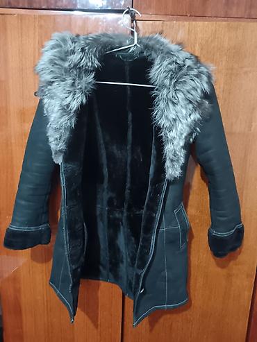 Дубленки: Дубленка, Классическая модель, Турция, По колено, С капюшоном, M — 10