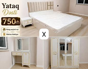 wap yataq az: Yataq Dəsti – zərif ağ və qızılı detallarla Komplektin tərkibi: - — 1
