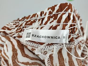 dres h: SZACHOWNICA, Spodnie materiałowe damskie, rozmiar S — 4