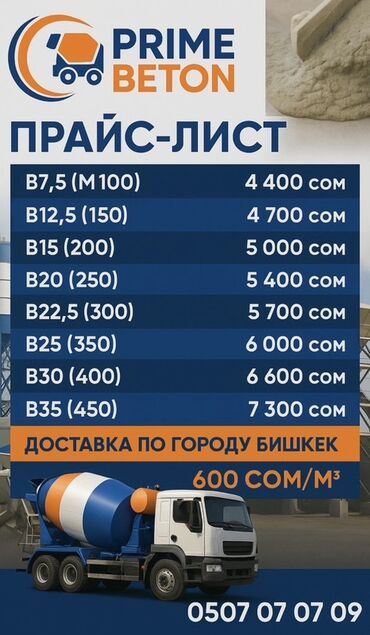 наливные полы цена: Курулуш бетону, M-100, Пол тегиздөө үчүн,классы B7,5