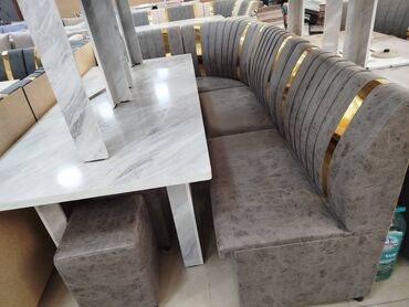 Кухонные мягкие уголки: Кухонный мягкий уголок, Новый, ЛДСП — 5