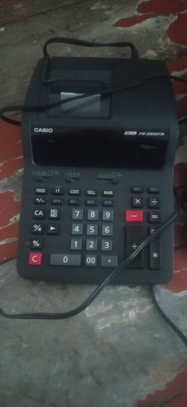 ucuz printer: Casio FR-2650TM Printing kalkulyator. İkinci əl. İşlək vəziyyətdədir