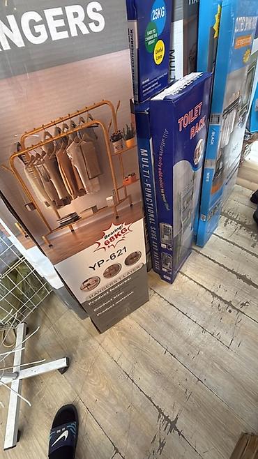 вешилка: Qızılı rəngli metal paltar asqısı – YP-621 - Tip: Tək laylı, tək — 3