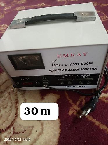 3 kq tort: EMKAY AVR-500W – AC Automatic Voltage Regulator - Model: AVR-500W - — 1