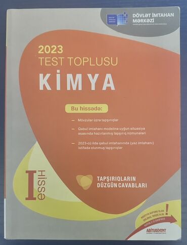 8 ci sinif kimya pdf: Kimya Testlər 11-ci sinif, 1-ci hissə, 2023 il