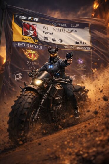 Video oyunlar üçün aksesuarlar: Məhsul: Free Fire/Free Fire MAX oyun hesabları (premium profillər) — 3