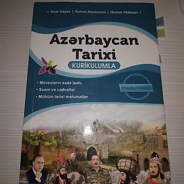 Məhsul: Tarix dərs vəsaitləri (2 kitab) 1) Azərbaycan Tarixi –
