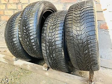 Шины: Шины 225 / 55 / R 18, Зима, Б/у, Комплект, Легковые, Корея, Hankook — 2