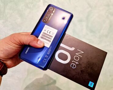 Samsung: Redmi, Redmi Note 10 Lite, Б/у, 128 ГБ, цвет - Синий, 2 SIM