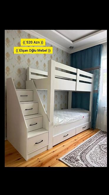 malta bolonka: Oğlan və qız üçün, Yeni, Çarpayı, Matras ilə, Siyirməli, Laminat — 1