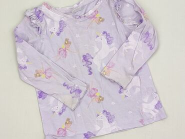 czarne rajstopy do granatowej sukienki: Blouse, Little kids, 2-3 years, 92-98 cm, condition - Very good