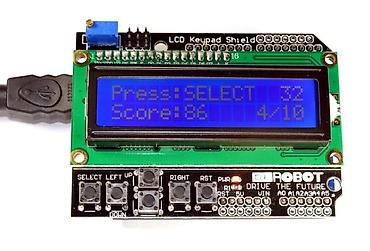 Аксессуары для ПК: Arduino LCD və Klaviatura Shield 2x16 LCD ekran və 6 düyməli (5 — 4