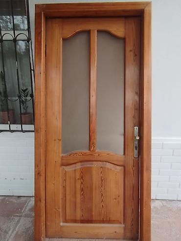 İşlənmiş Otaq qapısı 90x200 sm Çərçivə ilə, Zəmanətsiz, Ünvandan götürmə