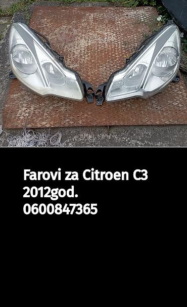 in pods 12: Farovi za Citroën C3, godište 2012. - Komplet: levi i desni prednji — 1