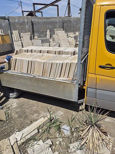 dekorativ daşlar: Pilləkən və fasad üçün kəsilmiş təbii daş plitələr - Məhsul: Uzun — 3