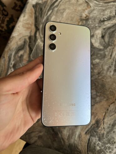 Samsung: Samsung Galaxy A34 5G, 128 GB, rəng - Boz, Barmaq izi, Face ID