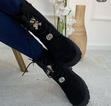 sive gležnjače: Ankle boots, 36