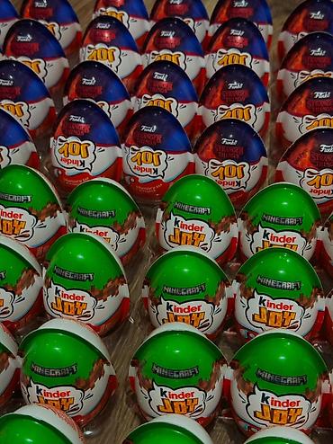 minecraft kinder: Məhsul: Kinder Joy yumurtaları – tematik seriyalar - — 2