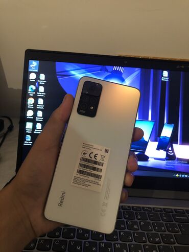 зарядка телефона: Xiaomi, Redmi Note 11 Pro, Б/у, 128 ГБ, цвет - Белый, 2 SIM