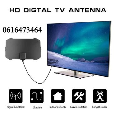 Aksesoari za TV i video: Sobna Digitalna DVB-T2 Antena Cena sa pojacivacem 1800 din 1. Lako — 14