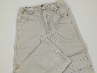 jeansy czarne z przetarciami: Spodnie jeansowe, 5.10.15, 4-5 lat, 110, stan - Dobry