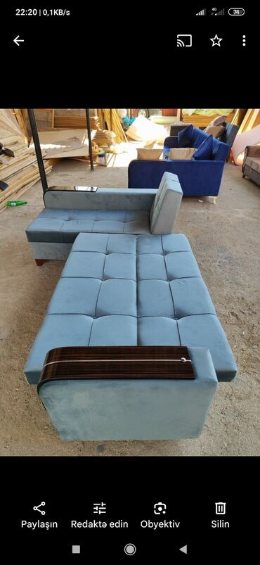 Sifarişlə divanlar: Künc divan, Parça, Bazalı, Açılan, Kitab — 2