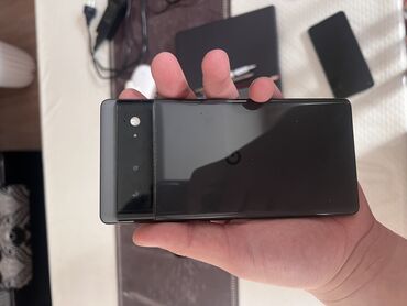 сайма телеком номер ош: Google Pixel 6, Колдонулган, 128 ГБ, түсү - Кара, 2 SIM, eSIM