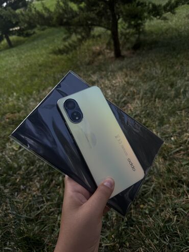 Oppo: Oppo A38, 128 GB, rəng - Qara, Sensor, Barmaq izi, İki sim kartlı