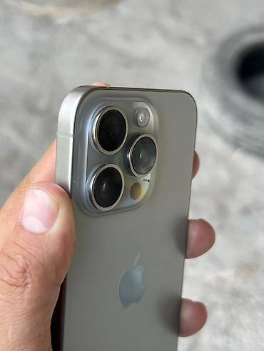 Apple iPhone: IPhone 15 Pro, Новый, 256 ГБ, White Titanium, Коробка, 87 % — 3