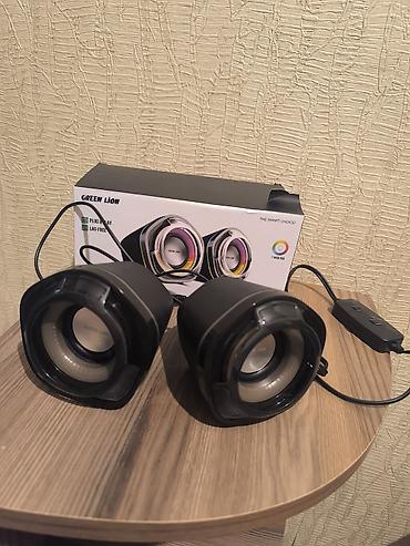 nlt plus electronics: Yeni (işlənməmiş) Green Lion Clarid Gaming Speakers (Model: GL-SP27) — 1