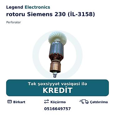mis caydan: Elan başlığı: Perforator rotoru Siemens 230 (İL-3158) Elan mətni — 1