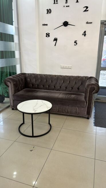 кожанные диваны: Комплект мягкой мебели, цвет - Серый