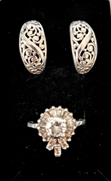 Серебряные серьги: Серебряные серьги, Проба 925, Женские, Б/у at lalafo.kg — 10 Серебряные серьги: Серебряные серьги, Проба 925, Женские, Б/у — 10