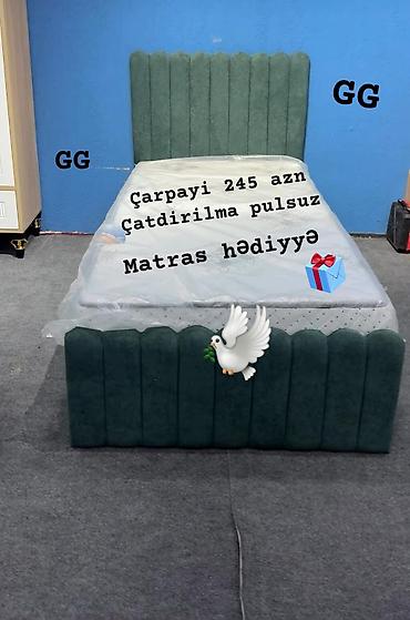 Yeni, Təknəfərlik çarpayı, Matras ilə, Siyirməsiz lalafo.az -da Yeni, Təknəfərlik çarpayı, Matras ilə, Siyirməsiz