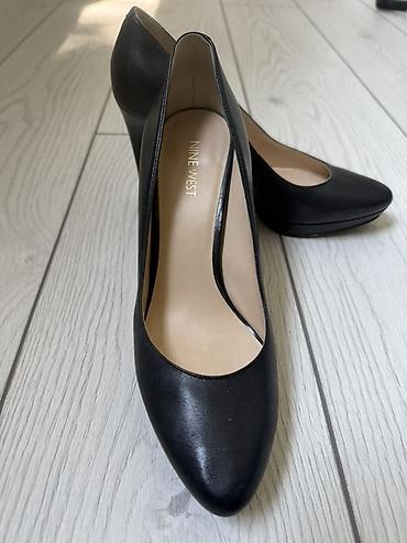туфли: Классические женские лодочки Nine West - Цвет: черный - Материал — 2