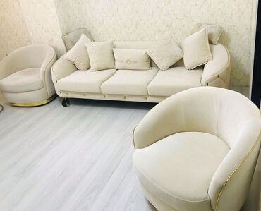 Divan və kreslo dəstləri: Divan, Divan, Bazasız, Açılmayan